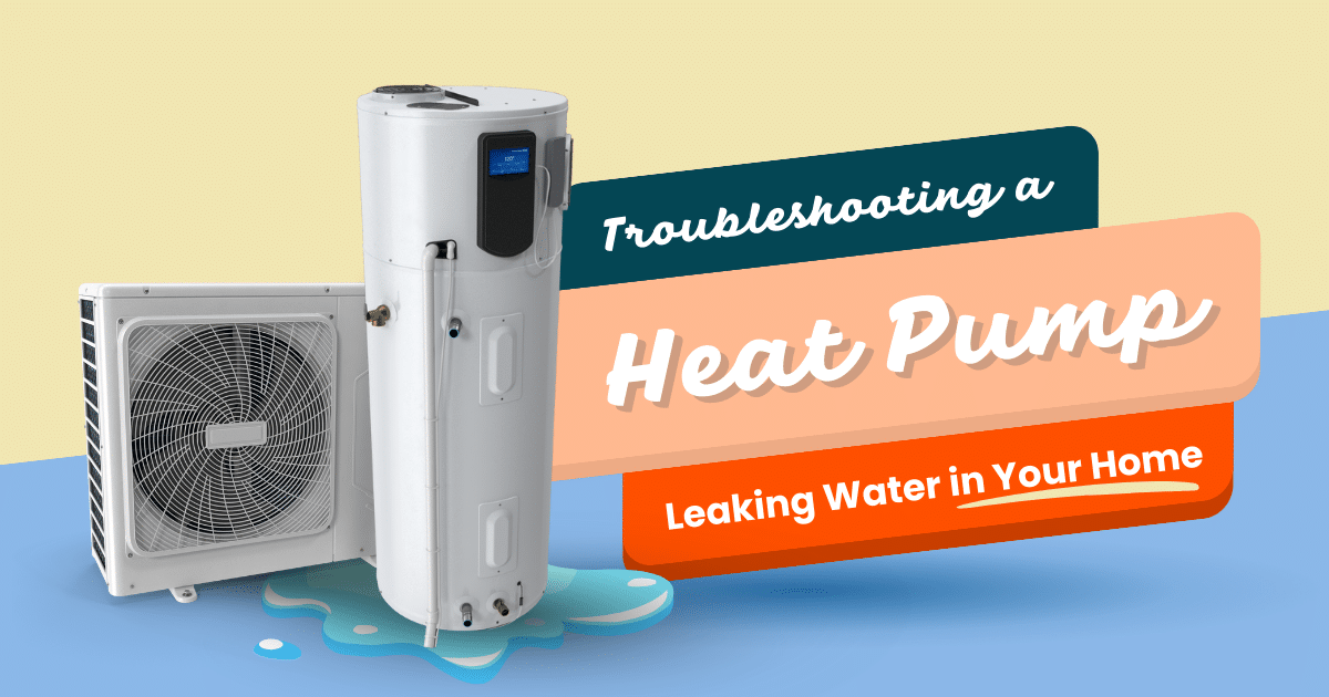 heat pump leaking water