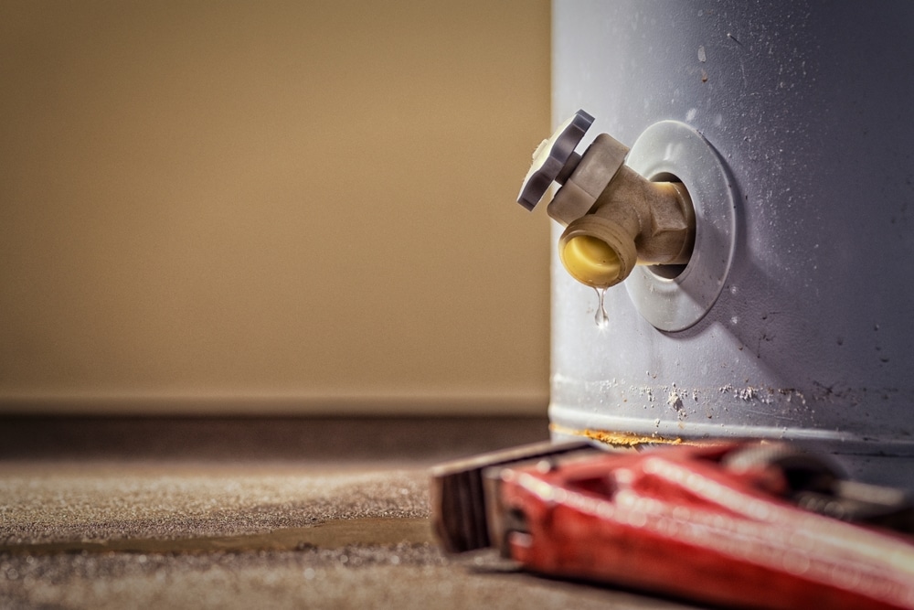 broken water heater