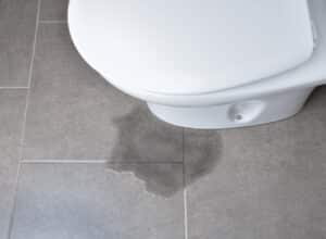 Leakage,Of,Water,From,A,Toilet,Due,To,Blockage,Of
