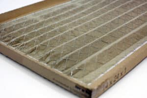 Dirty,Home,Air,Conditioner,Filter.,Horizontal.